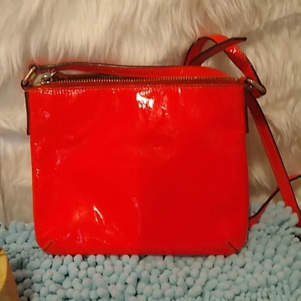 Kate Spade NY Flicker Tenley Neon Orange Bag.